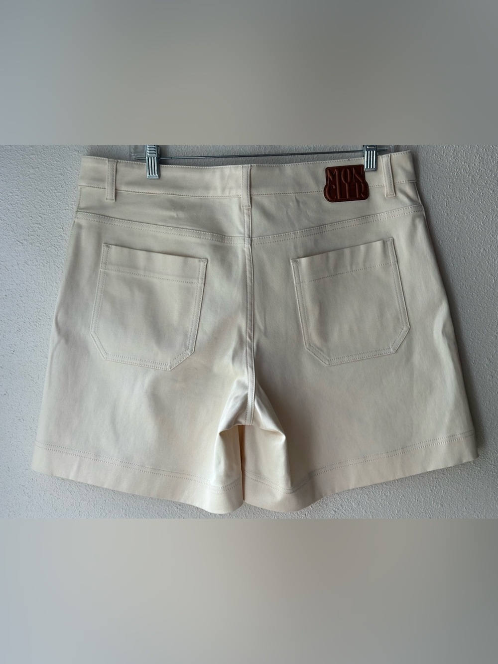Moncler Women’s Stretch Cotton Gabardine Shorts 46